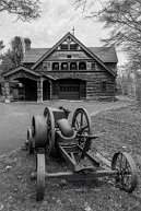 bayard-cutting-arboretum The carriage house at Bayard Cutting Arboretum, where workers once cared for the Cutting's family horses and carriages
