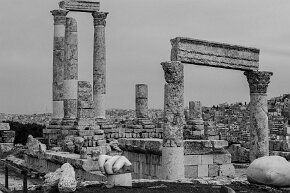 citadel Ruins from the Amman citadel. The Amman Citadel is an archeological site at the center of downtown Amman, Jordan.