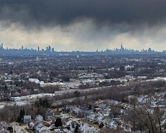 nyc Skyline of NYC taken from Paterson, NJ